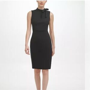 Calvin Klein / Mock Neck Bow Dress